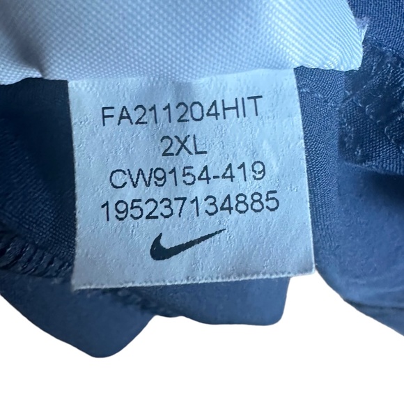 Denver Broncos Pull Over Quarter Zip Shirt Sz 2XL - Picture 9 of 9